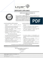CertificadoLOPD LSSICE