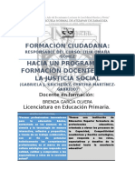 Hacia Un Programa de Formación 