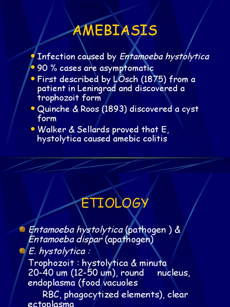 AMEBIASIS Public Health Anatomy