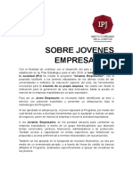 Sobre Jovenes Empresarios de Ipj