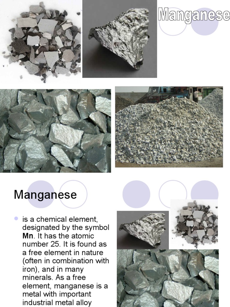 Manganese Manganese Chemical Elements