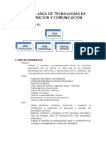 Mof Del Area de Tecnologias de Informacion y Comunicación