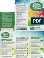 Spring 2015 School Holiday Program DL Brochure