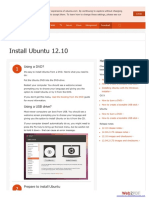 Install Ubuntu 12.10: Using A DVD? Help With Installing Ubuntu