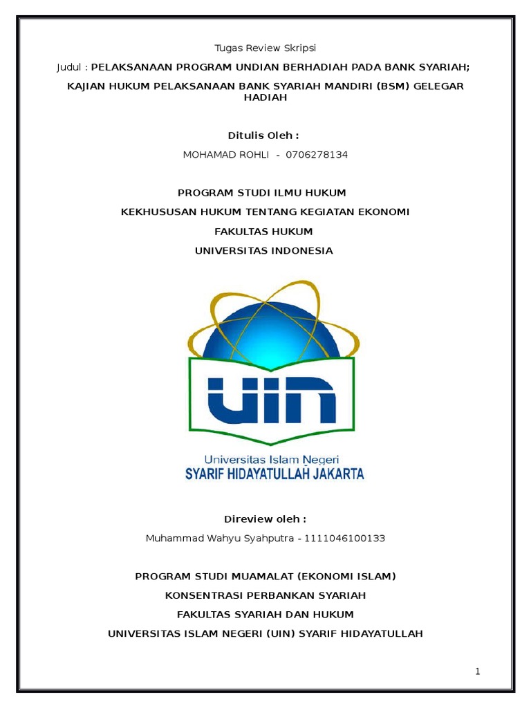 judul skripsi hukum perbankan