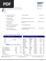 Corporate Highlights - 07/04/2010