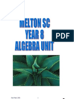 Algebra Curriculum Planner