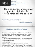 DOMINTE MIRELA_Consecințe Psihologice Ale Plecării Părinților in Străinătate Asupra Copiilor