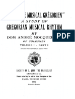 A Study of Gregorian Rhythm