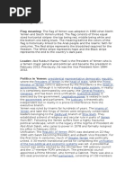 Yemen Policy statement