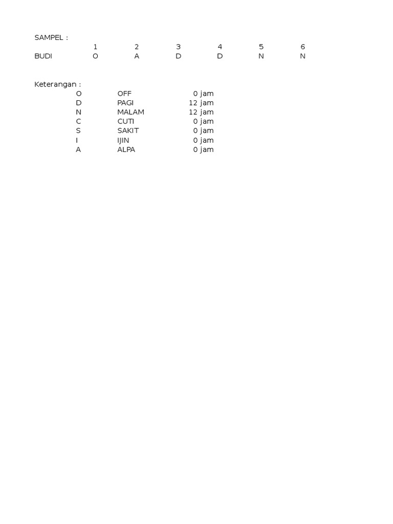 Rekap Manhours | PDF