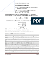 Analitička Geometrija U Ravni