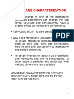 Chapter 4 - Membrane Characterization