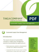 Sustainablilit in Supply Chain Management