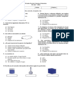 Prueba PARCIAL Ciencias Naturales 4ta Unidad2