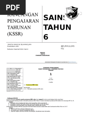 Rpt Sains Thn 6 2016 Pdf
