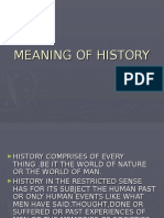 History Meaning & Methodolgy