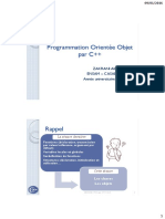 Programmation Orientée Objet Par C++ Classes-Objets 2015-2016 PDF