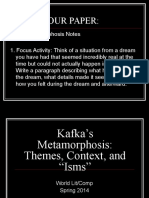 Kafka's Metamorphosis