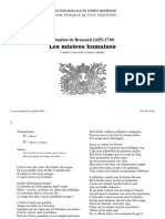 Les Misères Humaines, SdB. 75 / Sébastien de Brossard