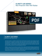 Clarity Led Series Videowall PLANAR Datasheet