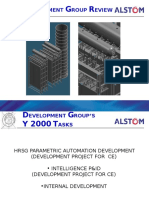 Development Group's 2000 Tasks and Parametric Automation Projects