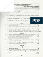 Ipjugaad B.tech Numerical Analysis & Programming 2010 Paper