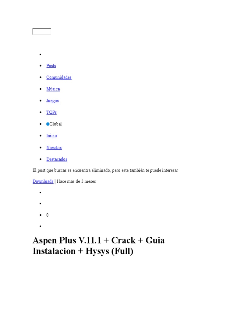 Guía de Instalación Aspen Plus 11.1 | PDF | Ventana (informática ...
