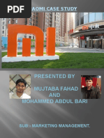 Download Xiaomi Case Study by Mujtaba Fahad SN295248161 doc pdf