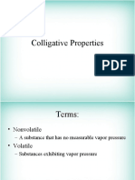 Colligative Properties