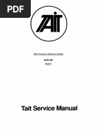 Tait T801 Frequency Reference