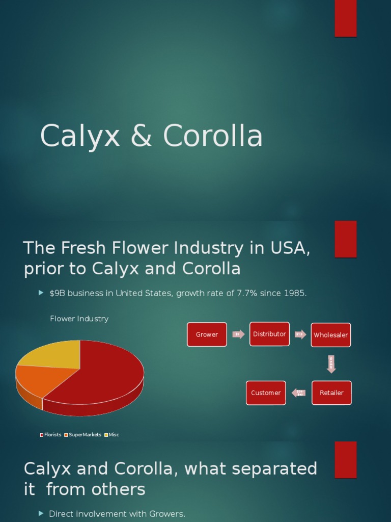 Calyx & Corolla Case1 Floristry Coupon