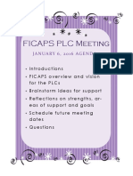 Intro Meeting Agenda