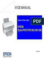 Service Manual: Epson Stylus PHOTO RX 560/580/590