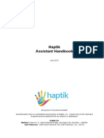 Haptik Assistant Handbook V1.0