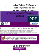 Measurement of Spleen Stiffness To Evaluate Portal Hypertension and The Presence of Esophageal Varices in Patients With HCV-Related Cirrhosis