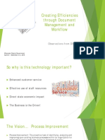 WI DGS 15 Presentation - Creating Efficiencies Through Document Management and Workflow - Borth