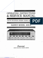 Sansui 1000a Service Manual