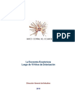 La Economía Ecuatoriana-10 Años de Dolarizacion