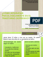 Cómo Intervenir Psicológicamente en El Trastorno Depresivo