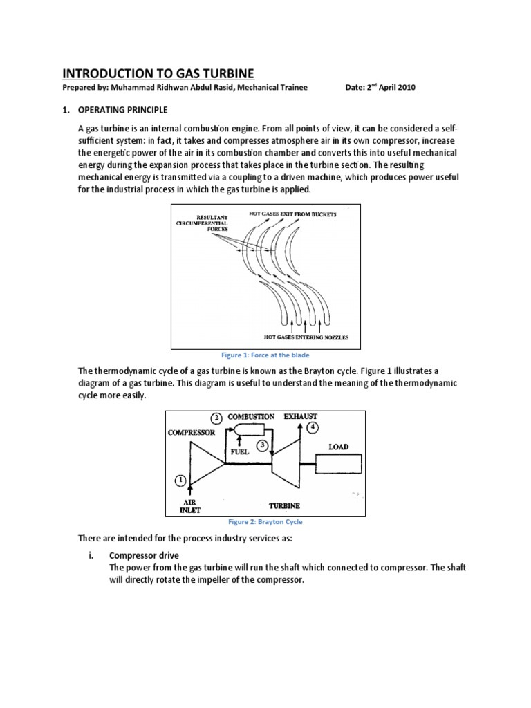 Gas Turbine Basics and Performance Factors | PDF | Turbine | Gas Compressor