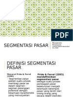 Materi 4 - Segmentasi Pasar