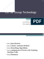 Ch. 10 Group Technology: 2007fall - Mae547 Gyeongjune Hahm