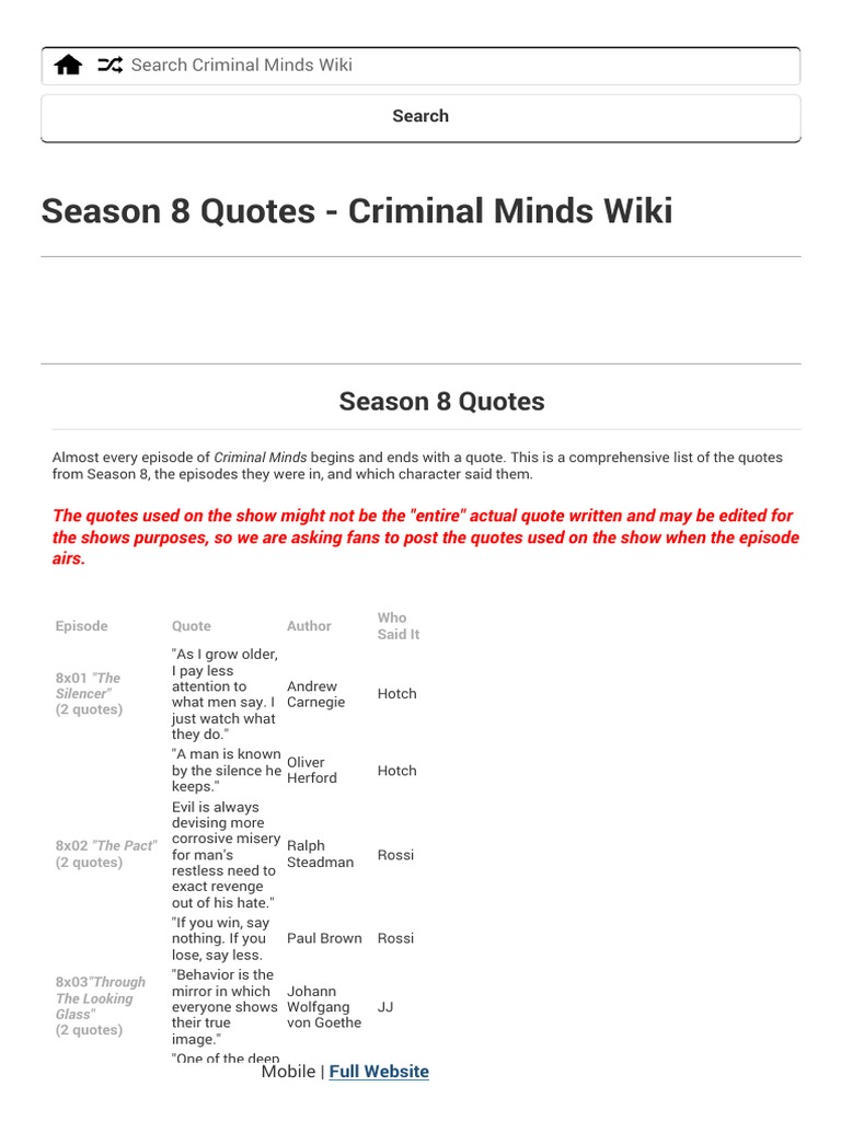 Zugzwang, Criminal Minds Wiki