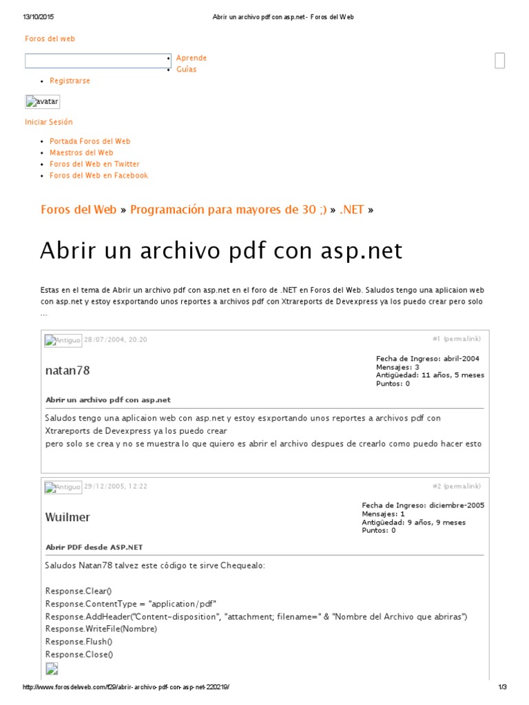 Abrir Un Archivo PDF Con ASP