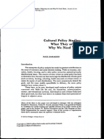 Dimaggio, P. Cultural Policy Studies. What They Are and Why We Need Them