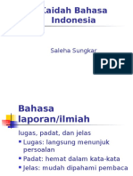 Kaidah Bhs Indonesia MRU
