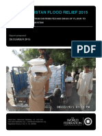 Pakistan Flood Relief Report 2015