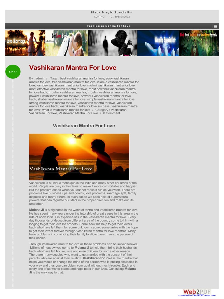 Vashikaran Mantra Telugu Books Pdf