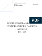 Diretrizes Gerais Da Acao Evangelizadora Da Igreja No Brasil 2015 2019